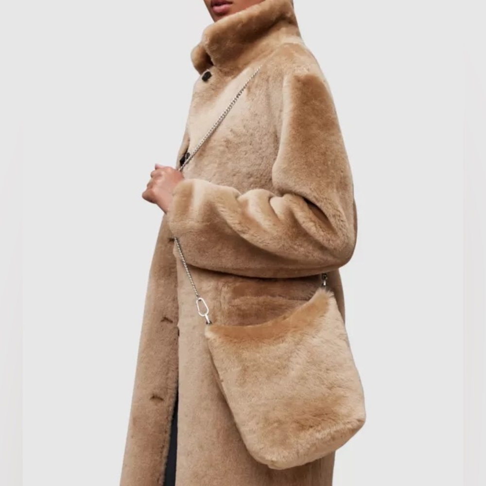 ALL SAINTS Real Shearling Bag